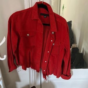 Red Corduroy Jacket